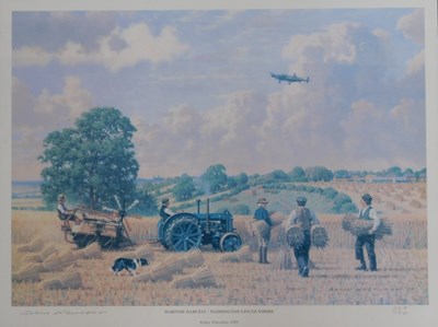 Lot 93 - Robin Wheeldon. Wartime Harvest - Waddington,...
