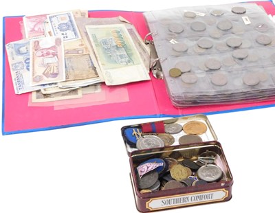 Lot 593 - English and world silver and copper coinage,...