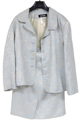 Lot 598 - A Jean Muir turquoise and silver acetate and...