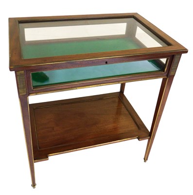 Lot 685 - An Edwardian mahogany and brass bound...