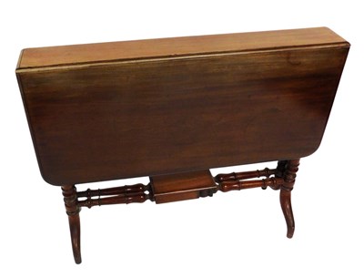 Lot 473 - A Victorian mahogany Sutherland table, raised...