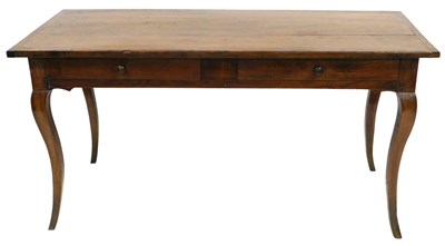 Lot 709 - A Victorian mahogany side table, with two...