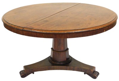 Lot 498 - An early Victorian mahogany tilt top breakfast...