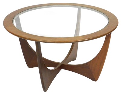 Lot 668 - A G-Plan Astro teak circular coffee table,...