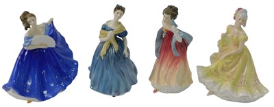 Lot 69 - Four Royal Doulton porcelain figures, modelled...