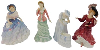 Lot 71 - Four Royal Doulton porcelain figures, modelled...