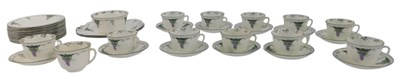 Lot 73 - A Shelley porcelain part tea service,...