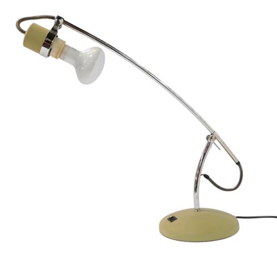 Lot 118 - A 20thC articulated office desk lamp, on a...