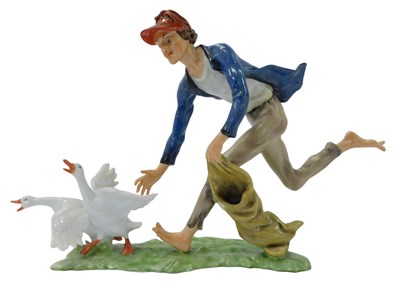 Lot 128 - A Kaiser porcelain figure group, modelled as a...
