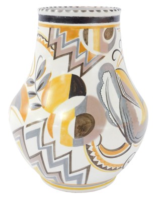 Lot 130 - A Poole pottery YE pattern Art Deco vase,...