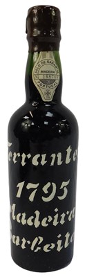 Lot 6 - A bottle of Terrantez 1795 Madeira Barbeito,...