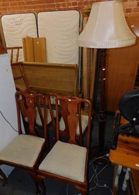 Lot 1057 - A group of furniture, comprising four Queen...