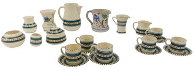 Lot 185 - A group of Honiton pottery, to include coffee...