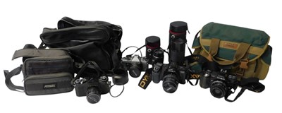 Lot 201 - Various cameras and optical related...