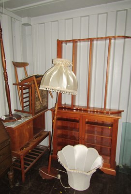 Lot 1070 - A group of furniture, comprising an open wall...