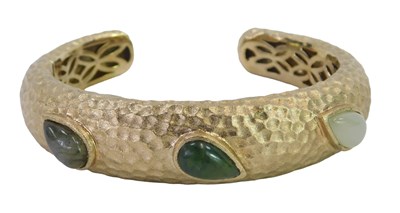 Lot 363 - A 20thC Tibetan Trinity of Life bracelet, of...