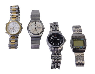 Lot 408 - A group of assorted gentleman's wristwatches,...