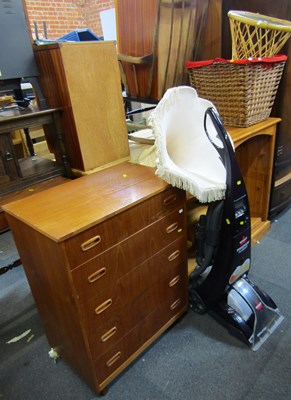 Lot 1039 - A group of furniture, comprising a walnut...