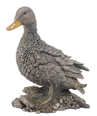 Lot 424 - A Country Artists silver figure of a duck,...