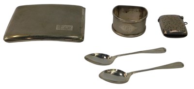 Lot 435 - A group of small silver, comprising an Edward...