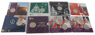 Lot 447 - Eight The Royal Mint commemorative coins,...
