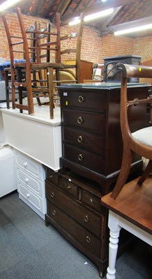 Lot 1051 - A group of furniture, including a Stag...