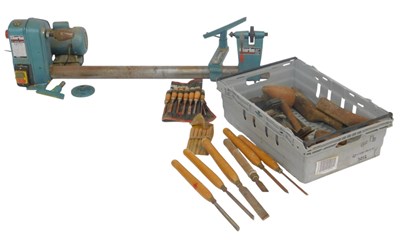 Lot 229 - A Clarke Woodworker 37" electric wood lathe,...