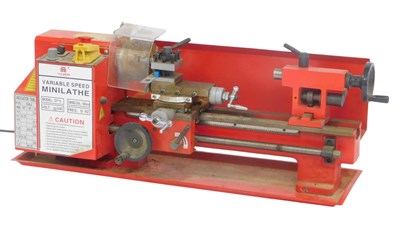 Lot 234 - A Mingxi varial speed electric mini lathe.