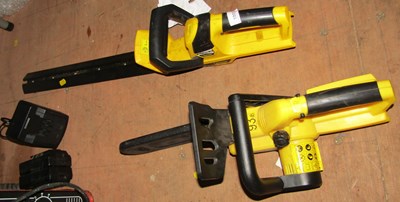 Lot 1088 - A Garland battery operated hedge cutter,...
