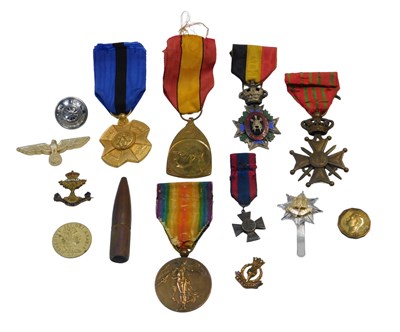Lot 488 - A Belgian WWI Croix de Guerre, Belgian Victory...