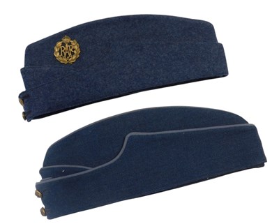 Lot 297 - Two RAF forage caps, comprising a senior...