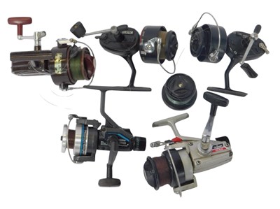 Lot 211 - Fixed spool reels,  comprising a Mitchell 301C,...
