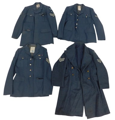 Lot 318 - A group of RAF uniform items, comprising a...