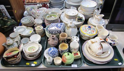 Lot 2028 - Ceramics, a part tea service by Crown...