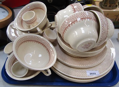 Lot 2032 - A Masons Ashlea part breakfast service, to...