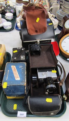 Lot 2057 - Cameras, to include a boxed Ambassador, a...