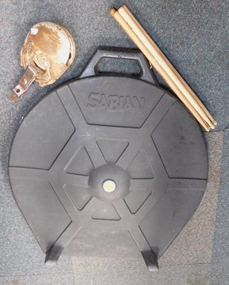 Lot 2116 - A Sabian hardshell cymbal case, two pairs of...