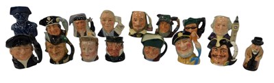 Lot 246 - A group of Royal Doulton miniature character...