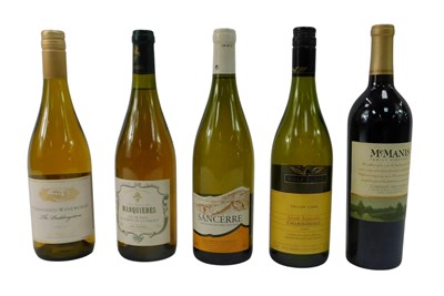Lot 252 - Five bottles of white wine, comprising Wolf...