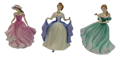 Lot 271 - Three Royal Doulton porcelain figures,...