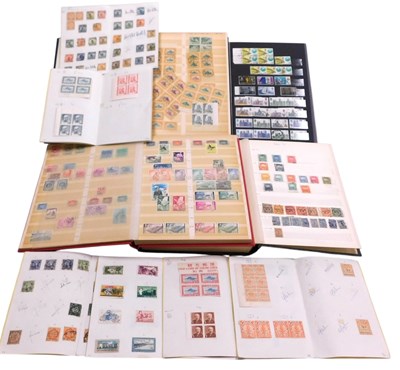 Lot 742 - Philately postage stamps. three albums...