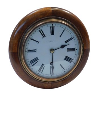 Lot 280 - A Victorian mahogany cased wall clock by...