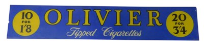 Lot 187 - An Olivier Tipped Cigarette Perspex...