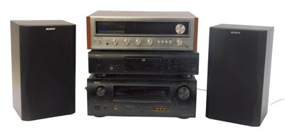 Lot 495 - A group of sound equipment, comprising a...