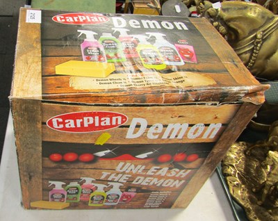 Lot 2125 - CarPlan Demon car cleaning items, including...