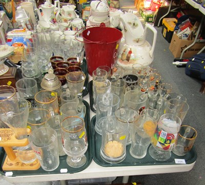 Lot 2129 - Drinking glasses, including Champagne glasses,...