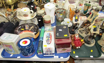 Lot 2132 - Ceramics and metal ware, including shaving...