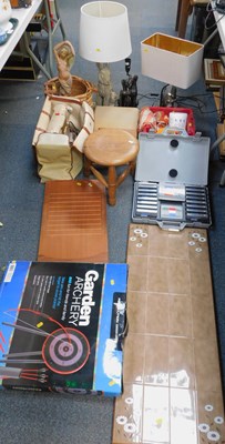 Lot 2145 - Household items, including a Singer electric...