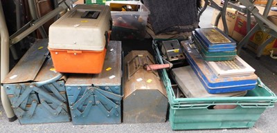 Lot 2158 - Assorted tools, including toolboxes, to...