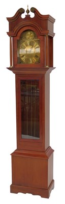 Lot 312 - A 20thC mahogany longcase clock for Thimbleby...